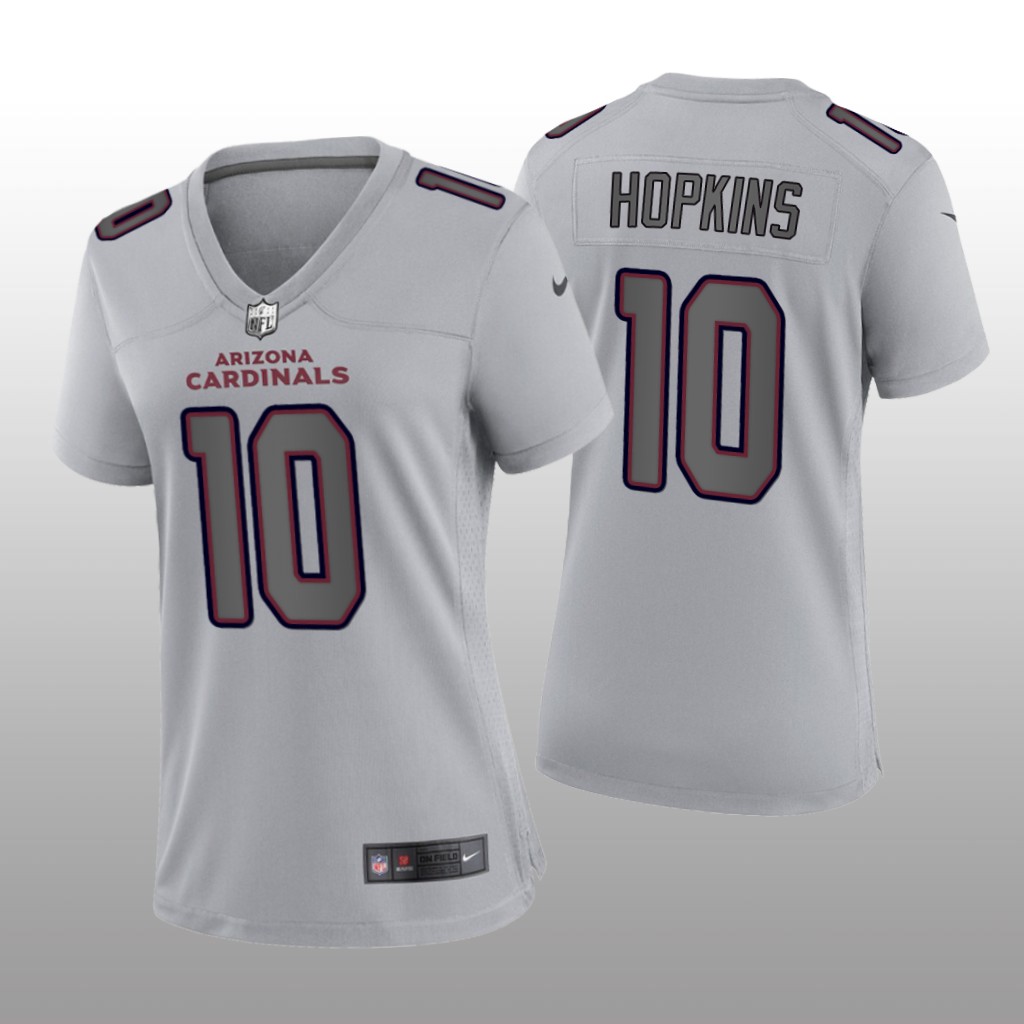 Arizona Cardinals DeAndre Hopkins Gray Jersey Atmosphere Fashion Game - Women's
