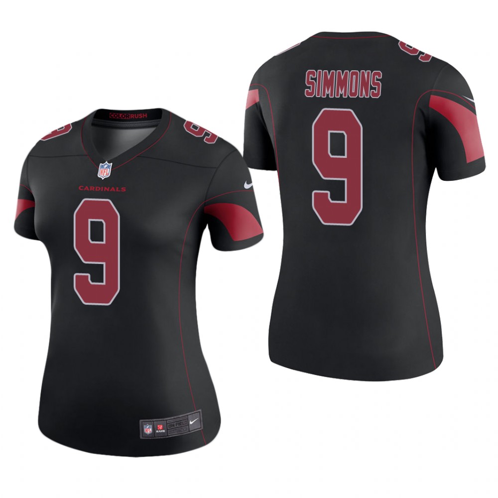 Arizona Cardinals Isaiah Simmons Black Jersey Color Rush Legend - Women's
