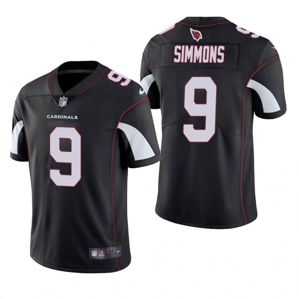 Arizona Cardinals Isaiah Simmons Black Jersey Vapor Limited - Men's