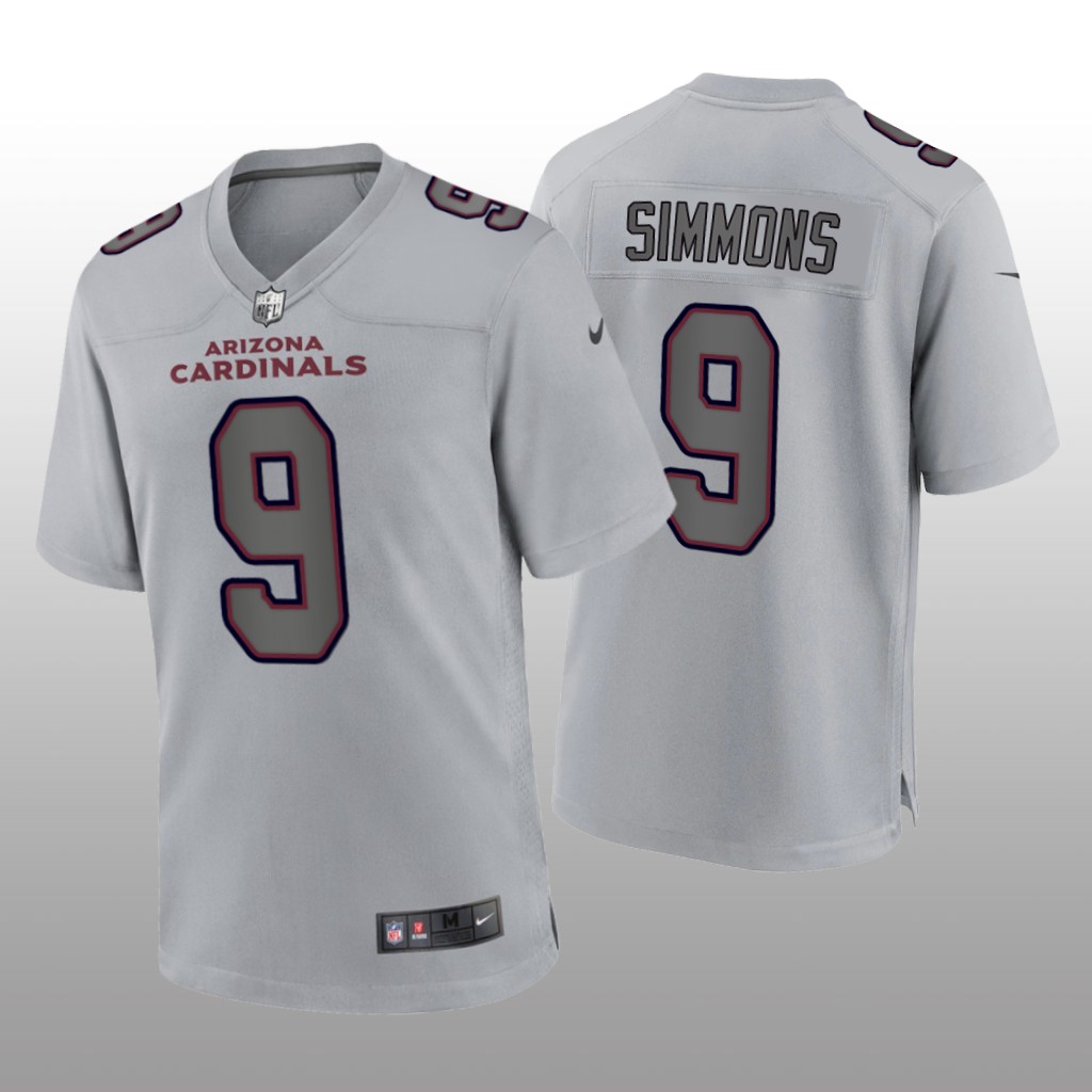 Arizona Cardinals Isaiah Simmons Gray Jersey Atmosphere Fashion Game - Men's