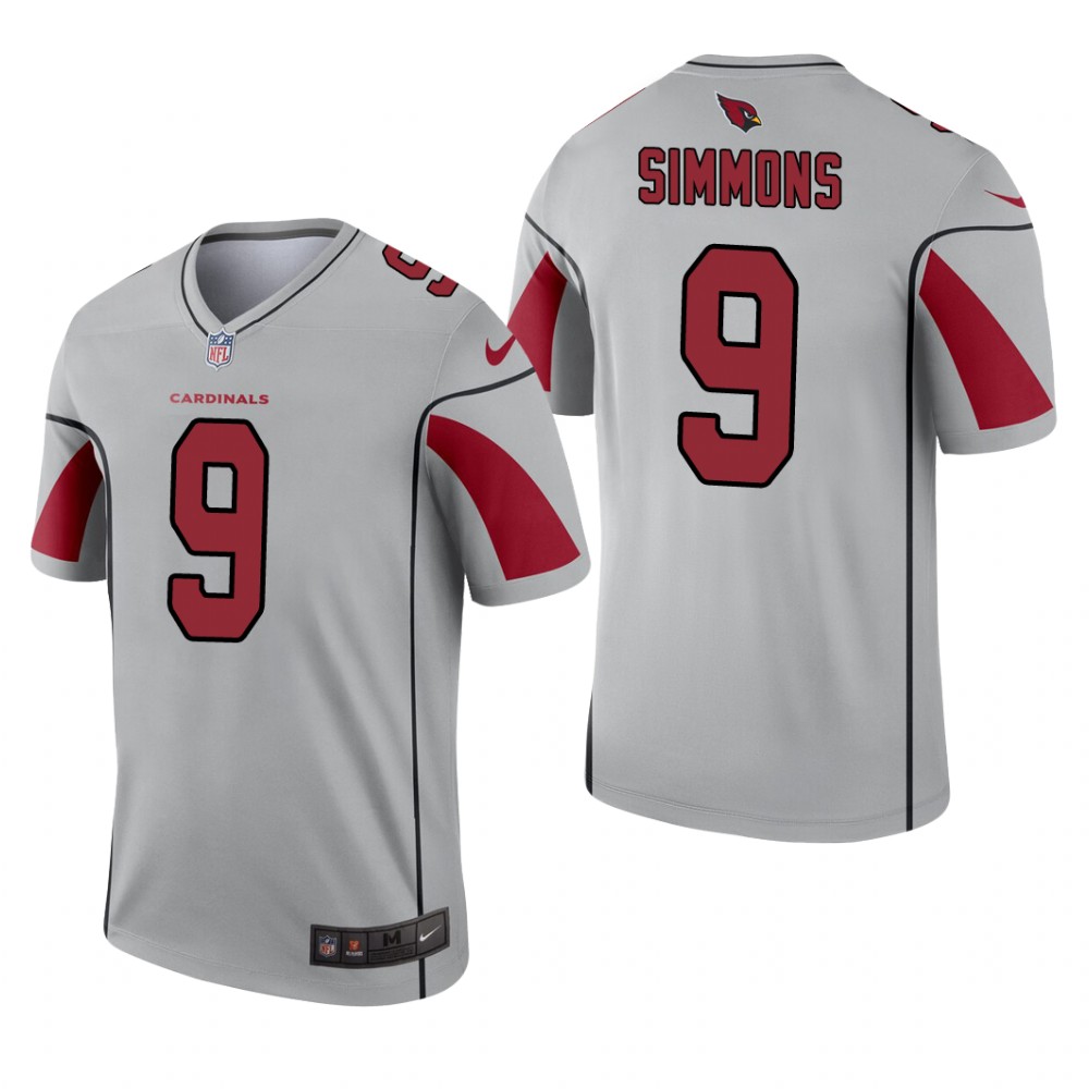 Arizona Cardinals Isaiah Simmons Silver Jersey Inverted Legend - Men's