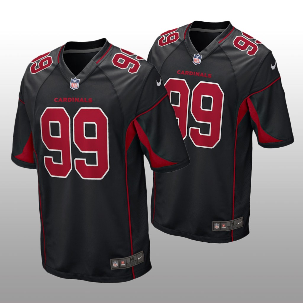 Arizona Cardinals J.J. Watt Black Jersey 2nd Alternate Game - Men's