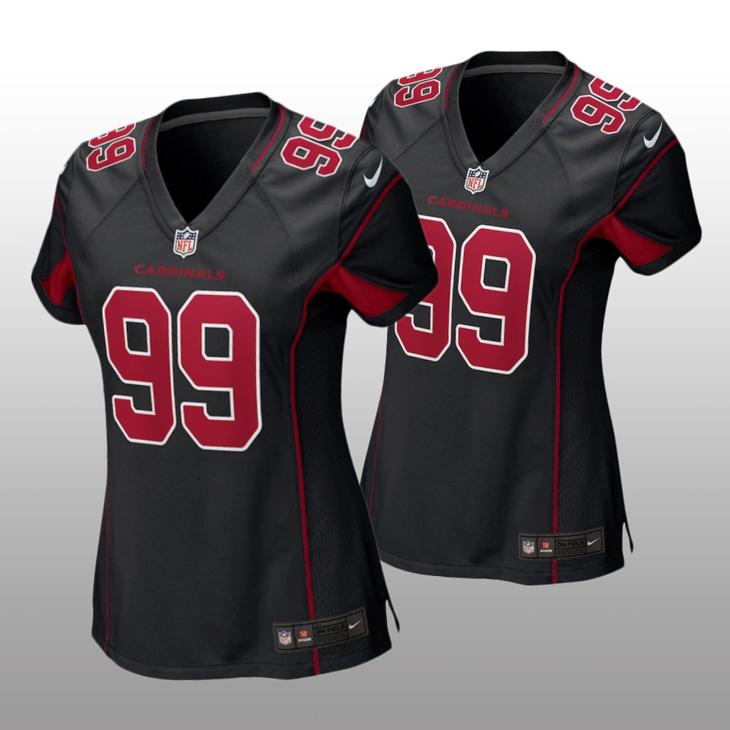 Arizona Cardinals J.J. Watt Black Jersey 2nd Alternate Game - Women's