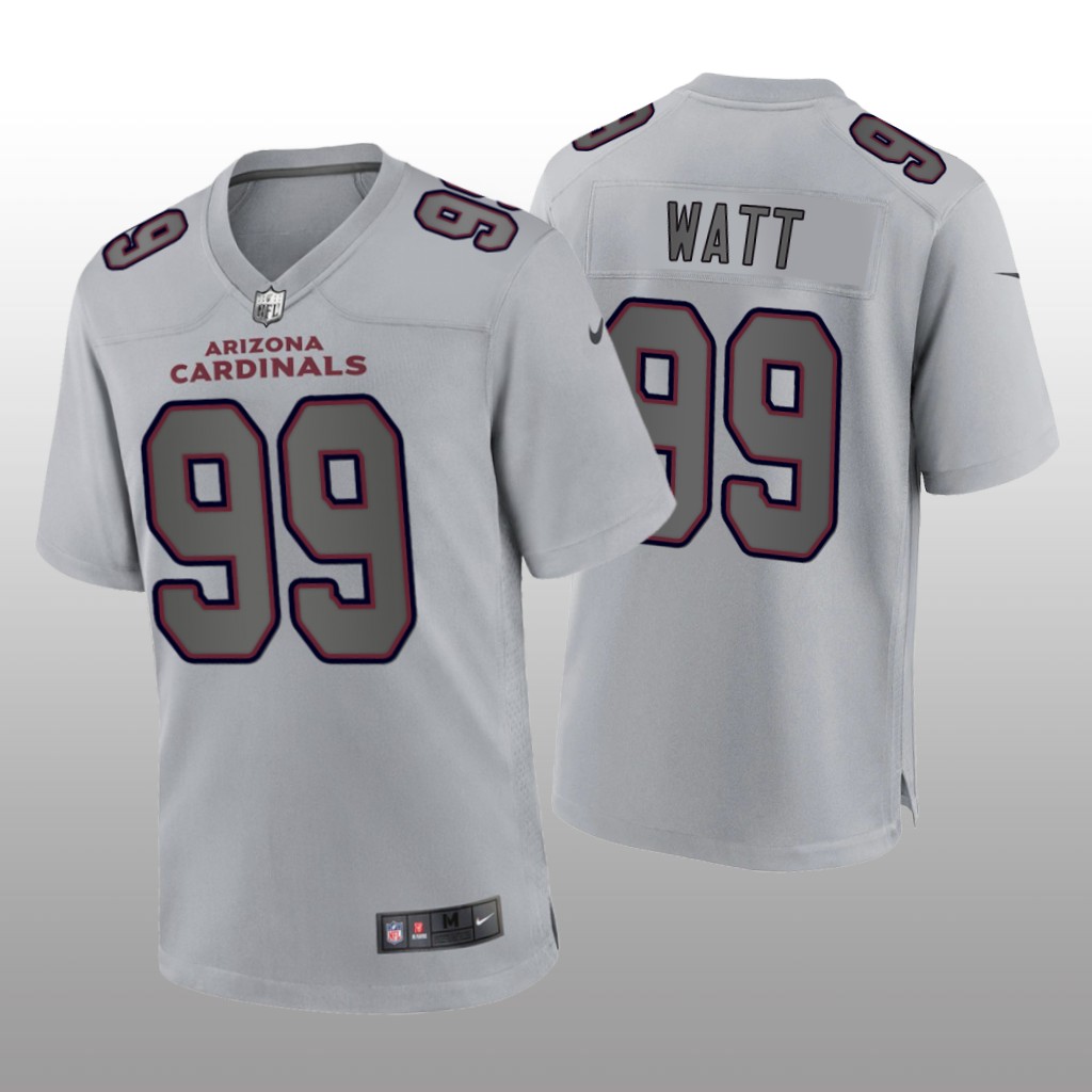 Arizona Cardinals J.J. Watt Gray Jersey Atmosphere Fashion Game - Men's