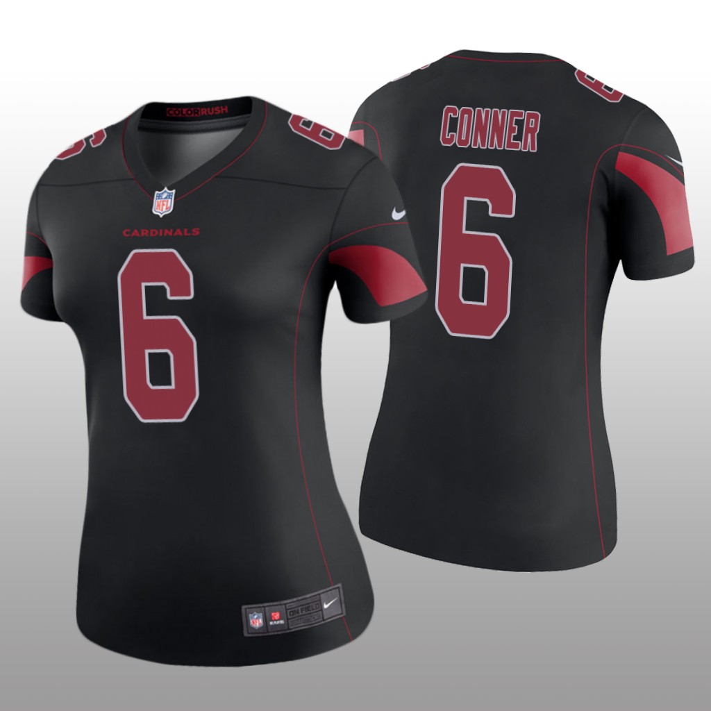 Arizona Cardinals James Conner Black Jersey Color Rush Legend - Women's