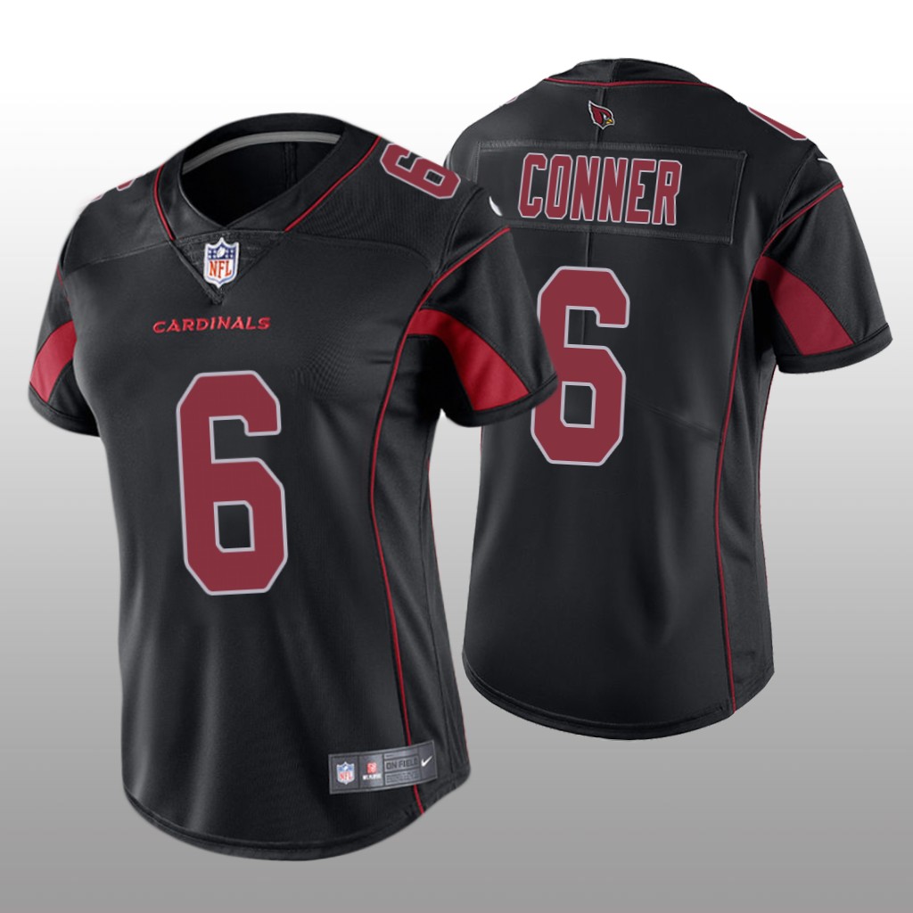 Arizona Cardinals James Conner Black Jersey Color Rush Limited - Women's