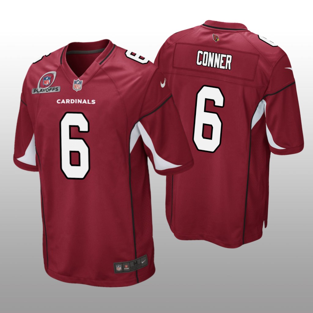 Arizona Cardinals James Conner Cardinal Game 2021 NFL Playoffs Patch - Men's