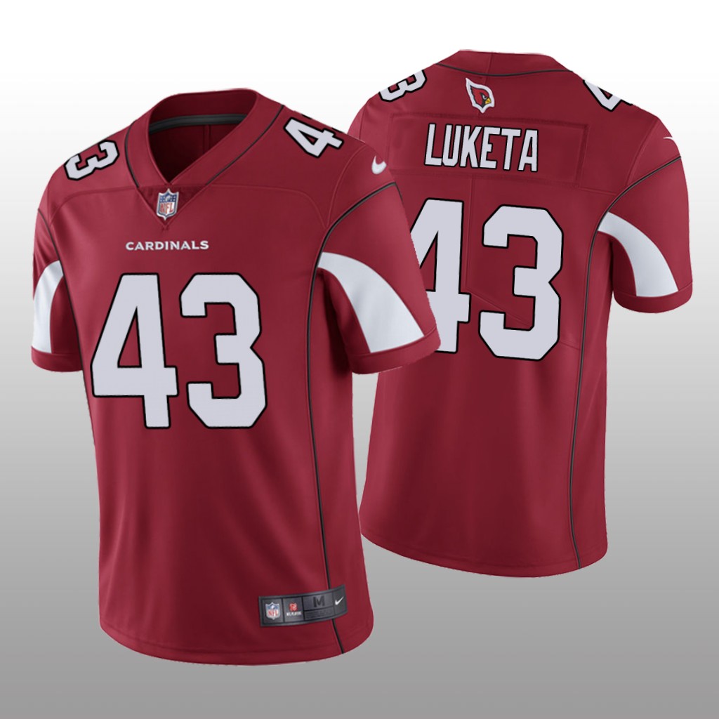 Arizona Cardinals Jesse Luketa Cardinal Jersey Vapor Limited - Men's
