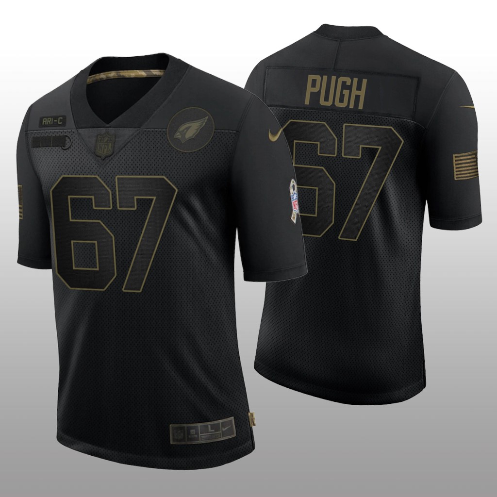Arizona Cardinals Justin Pugh Black Limited Jersey 2020 Salute To Service - Men's