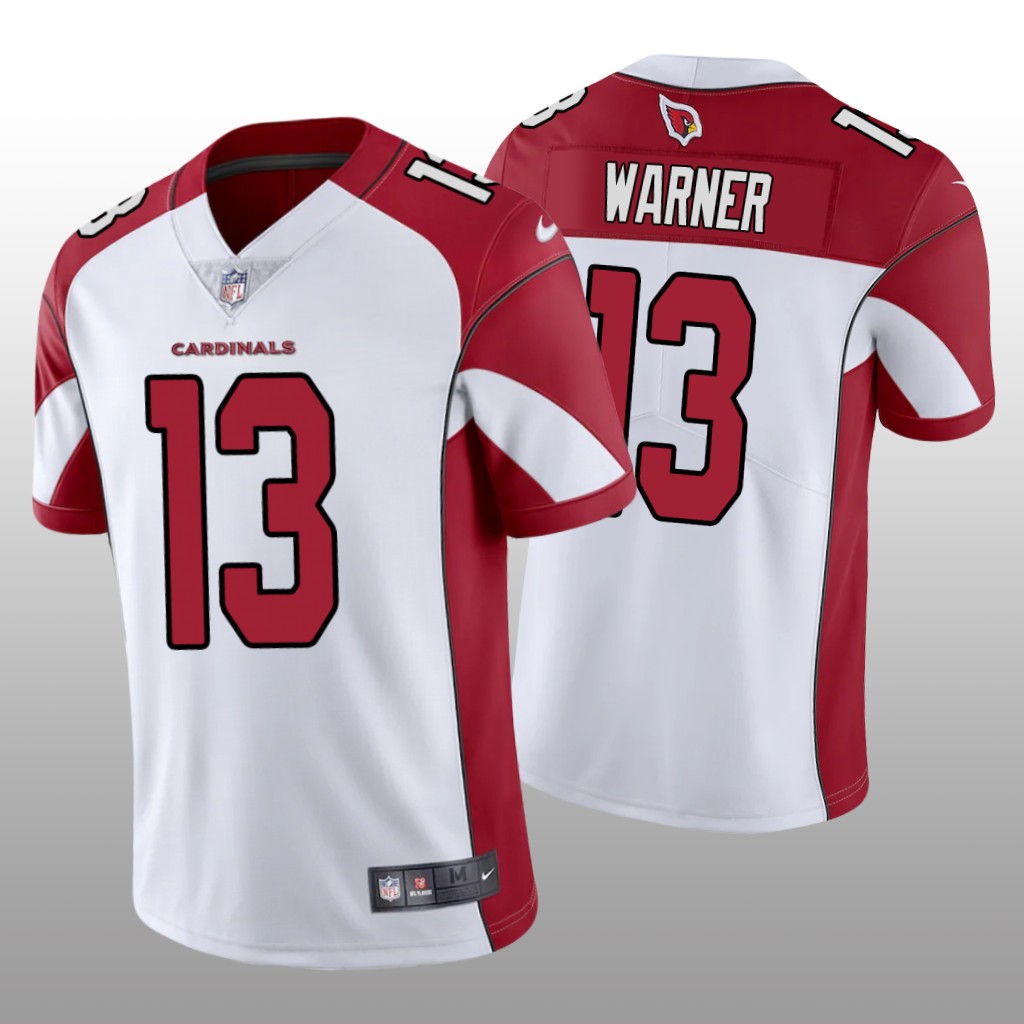 Arizona Cardinals Kurt Warner White Jersey Vapor Limited - Men's