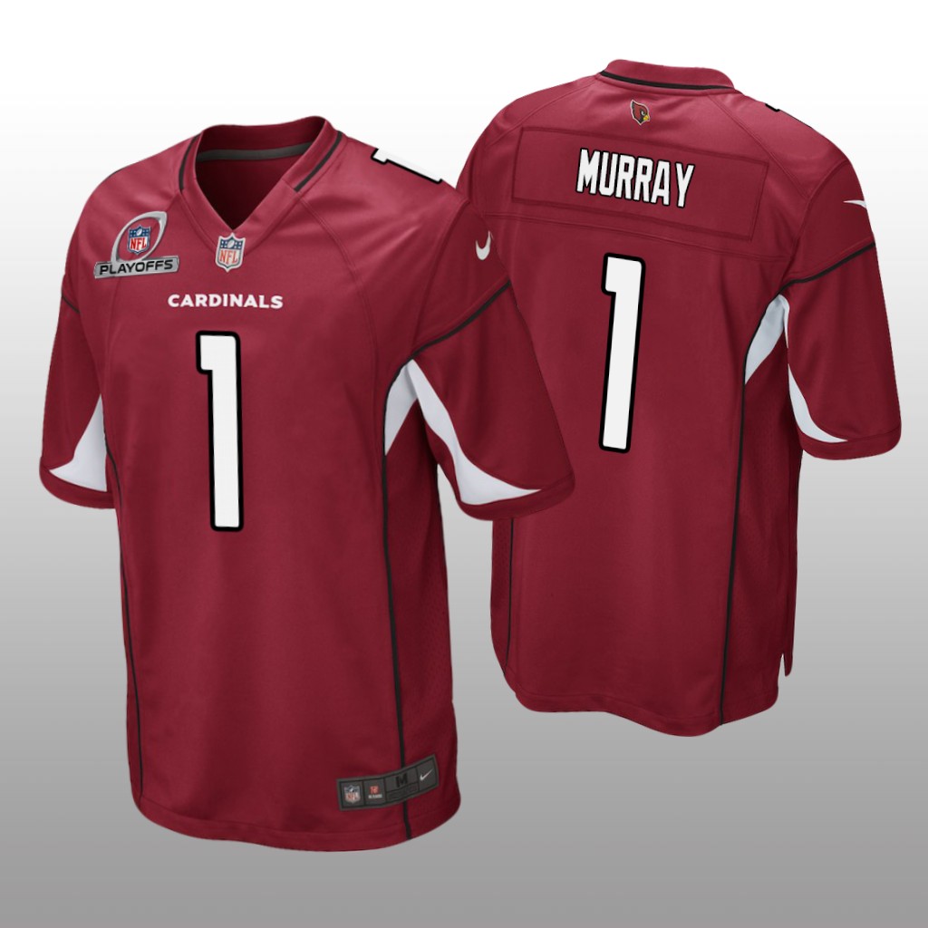 Arizona Cardinals Kyler Murray Cardinal Game 2021 NFL Playoffs Patch - Men's