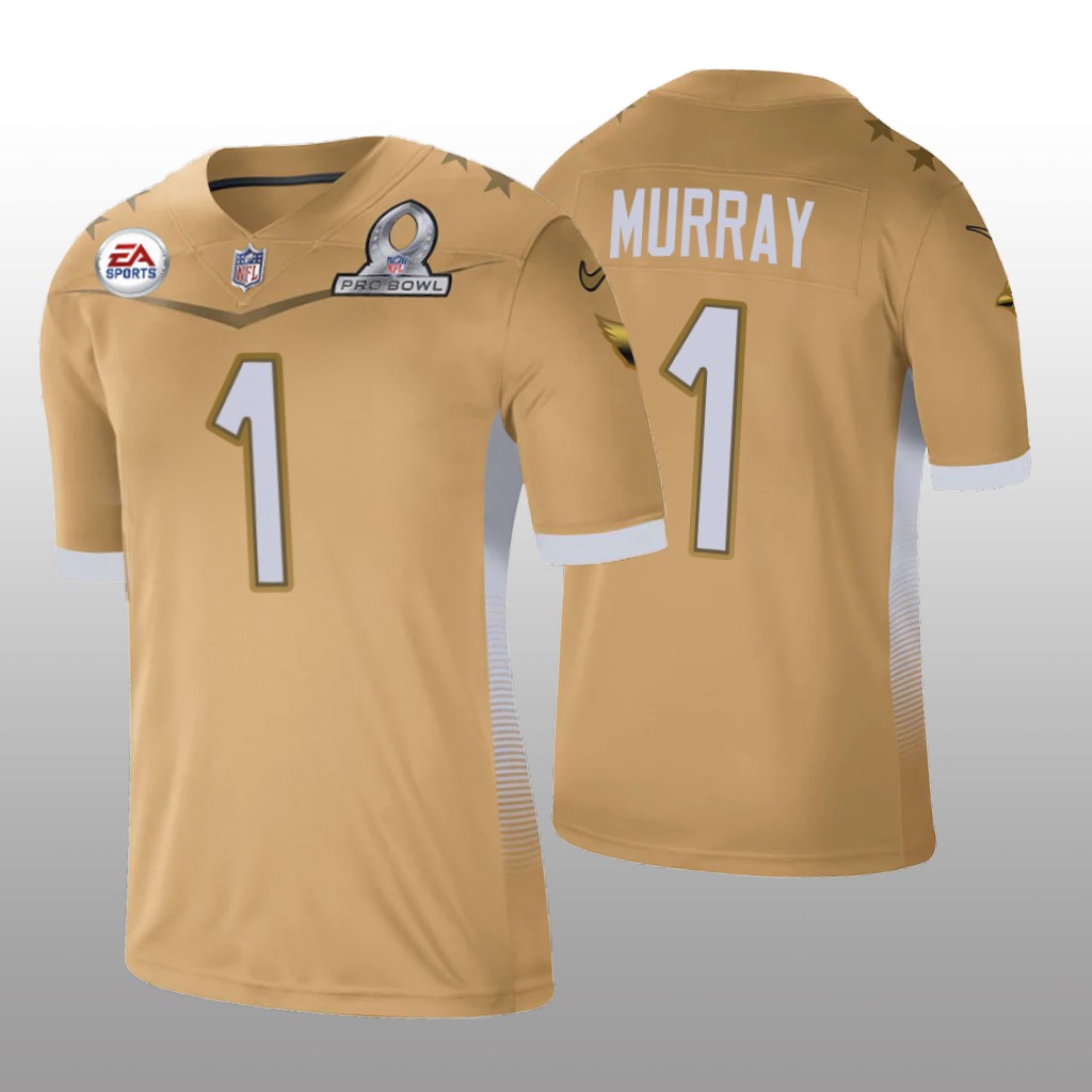 Arizona Cardinals Kyler Murray Gold Jersey 2021 NFC Pro Bowl Game - Men's