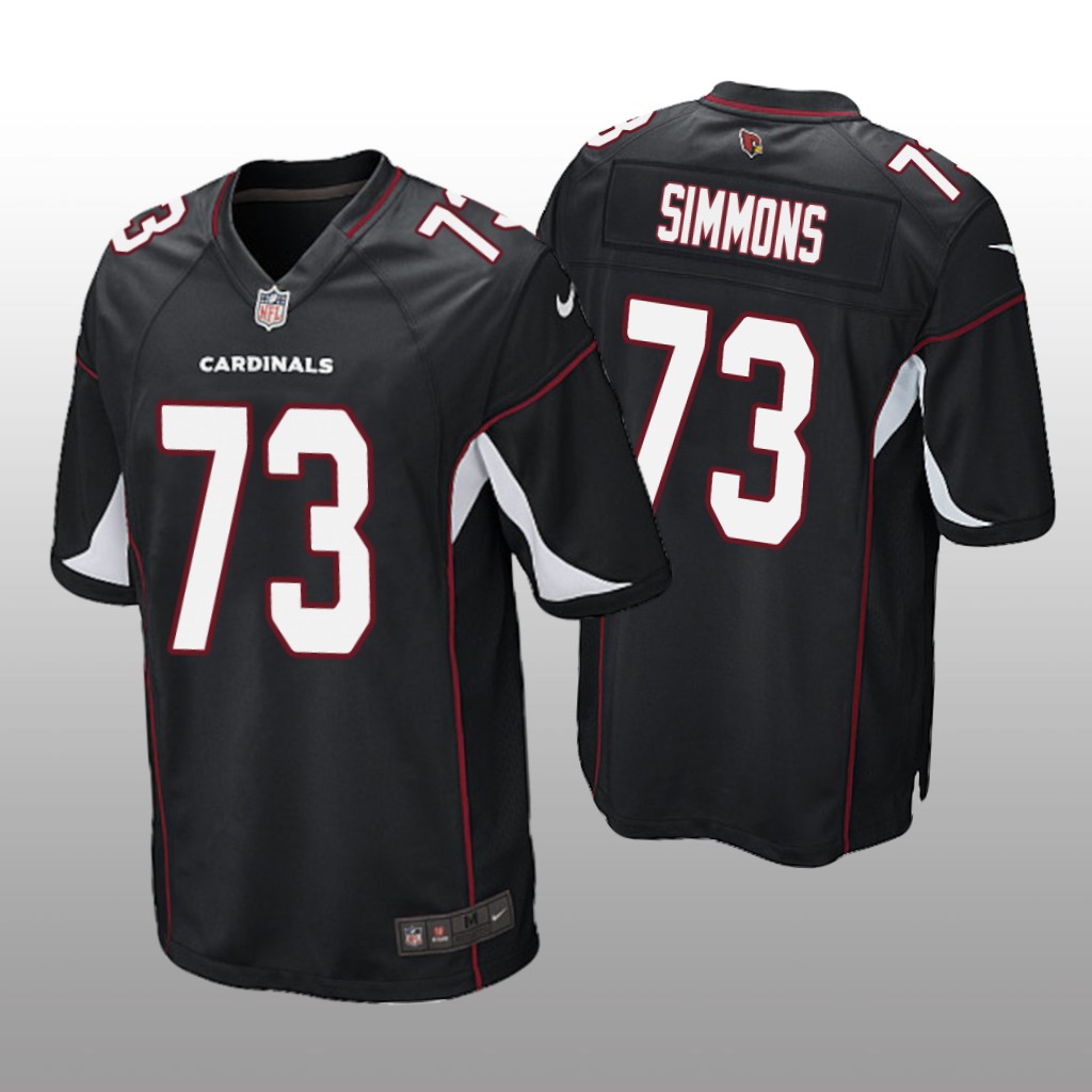 Arizona Cardinals Lachavious Simmons Black Jersey Alternate Game - Men's