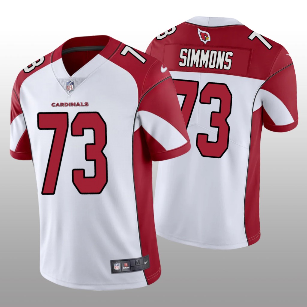 Arizona Cardinals Lachavious Simmons White Jersey Vapor Limited - Men's