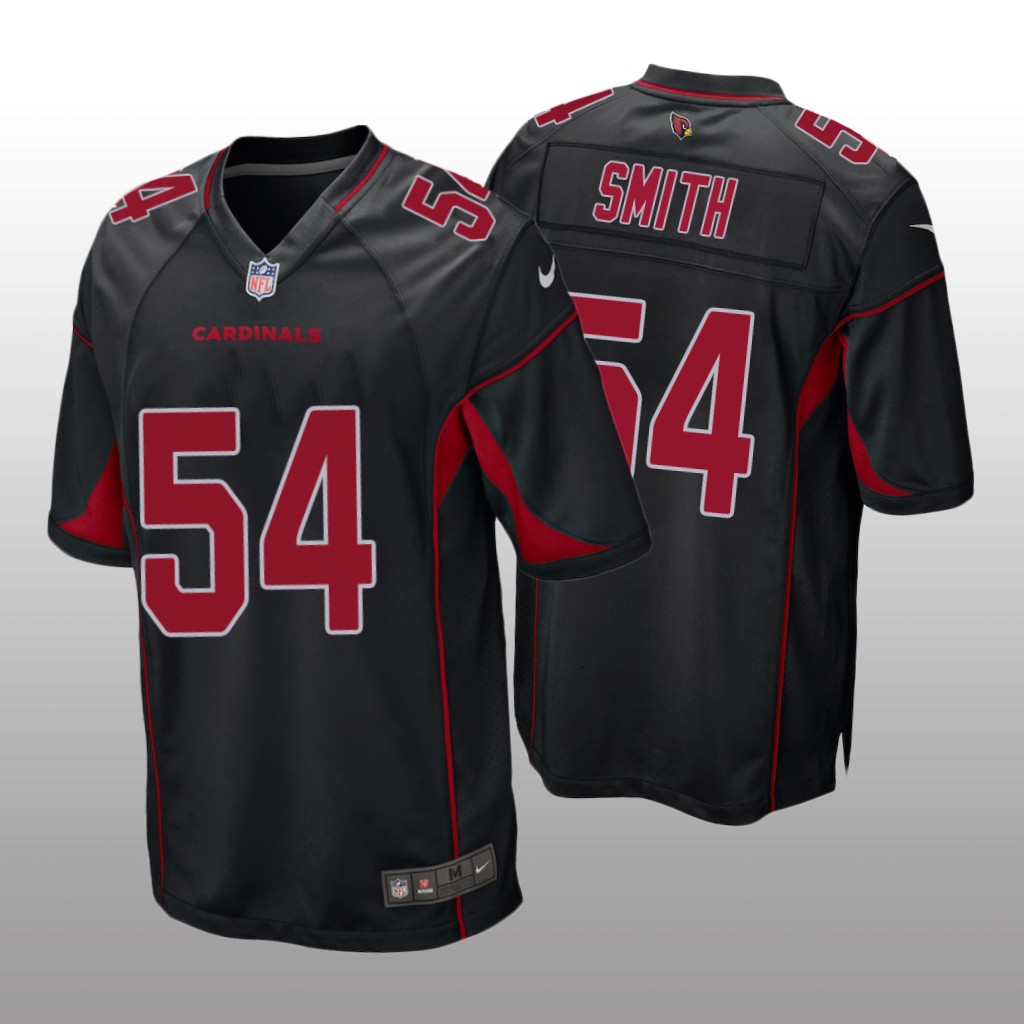 Arizona Cardinals Lecitus Smith Black Jersey 2nd Alternate Game - Men's