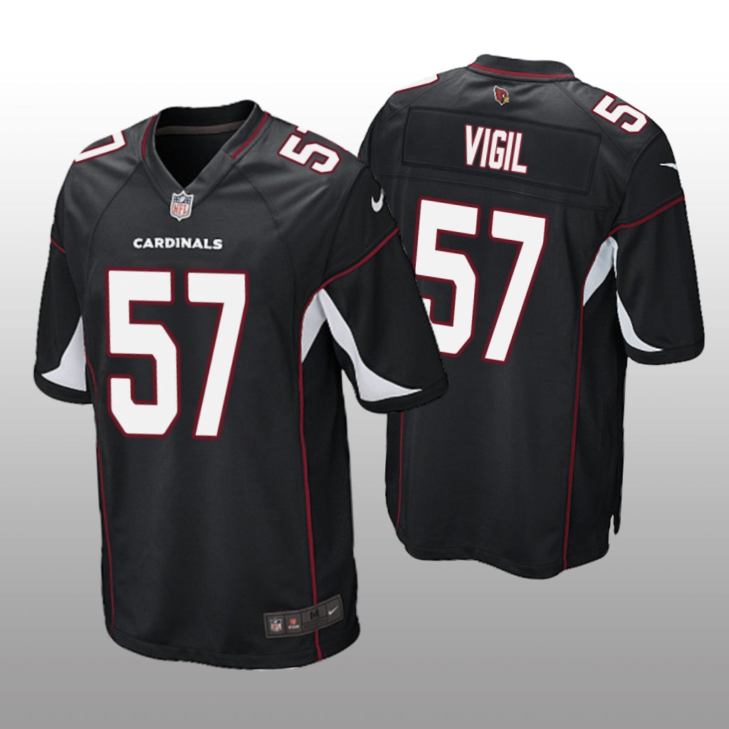 Arizona Cardinals Nick Vigil Black Jersey Alternate Game - Men's