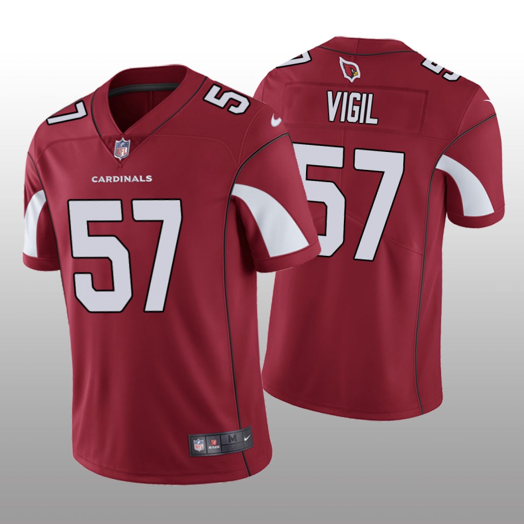 Arizona Cardinals Nick Vigil Cardinal Jersey Vapor Limited Men's