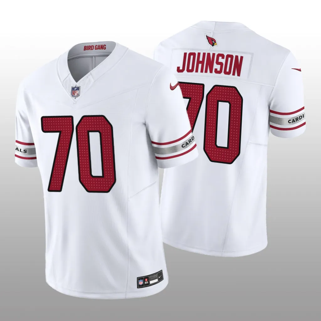 Arizona Cardinals Paris Johnson White Jersey Vapor F.U.S.E. Limited - Men's