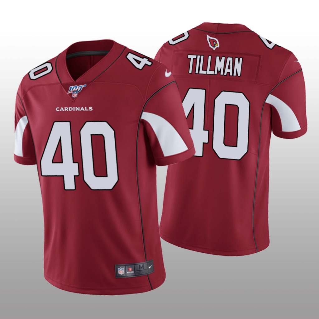 Arizona Cardinals Pat Tillman Cardinal Vapor Limited Jersey 100th Season - Men's