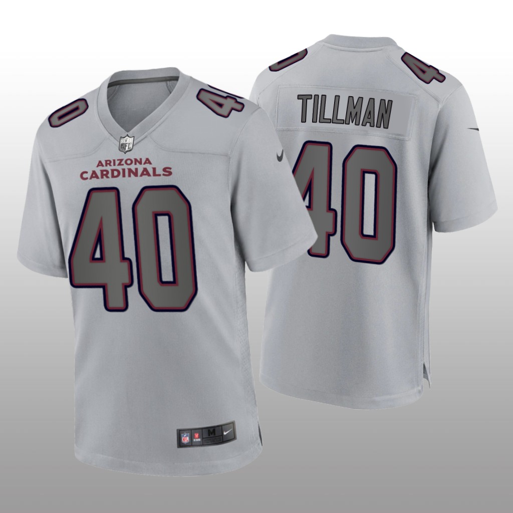 Arizona Cardinals Pat Tillman Gray Jersey Atmosphere Fashion Game - Men's