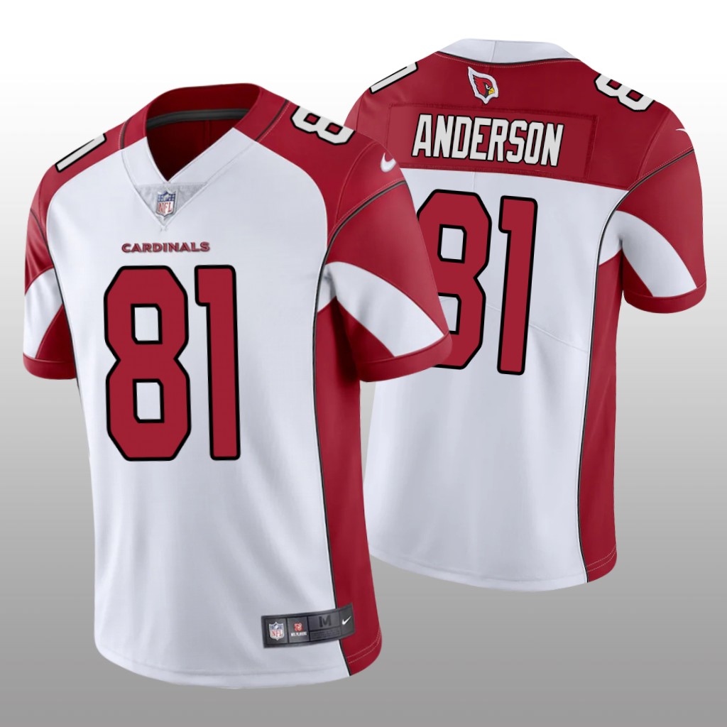 Arizona Cardinals Robbie Anderson White Jersey Vapor Limited Men's
