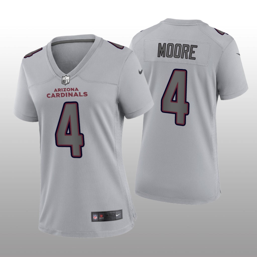 Arizona Cardinals Rondale Moore Gray Jersey Atmosphere Fashion Game - Women's