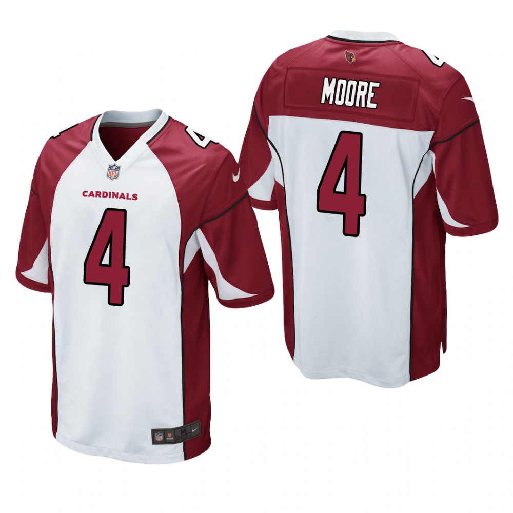 Arizona Cardinals Rondale Moore White Jersey Game - Men's