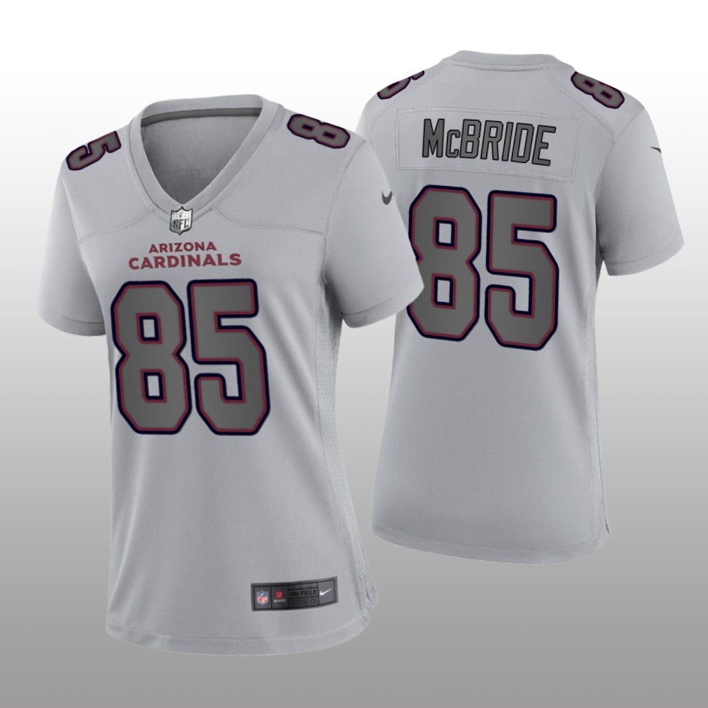 Arizona Cardinals Trey McBride Gray Jersey Atmosphere Fashion Game - Women's