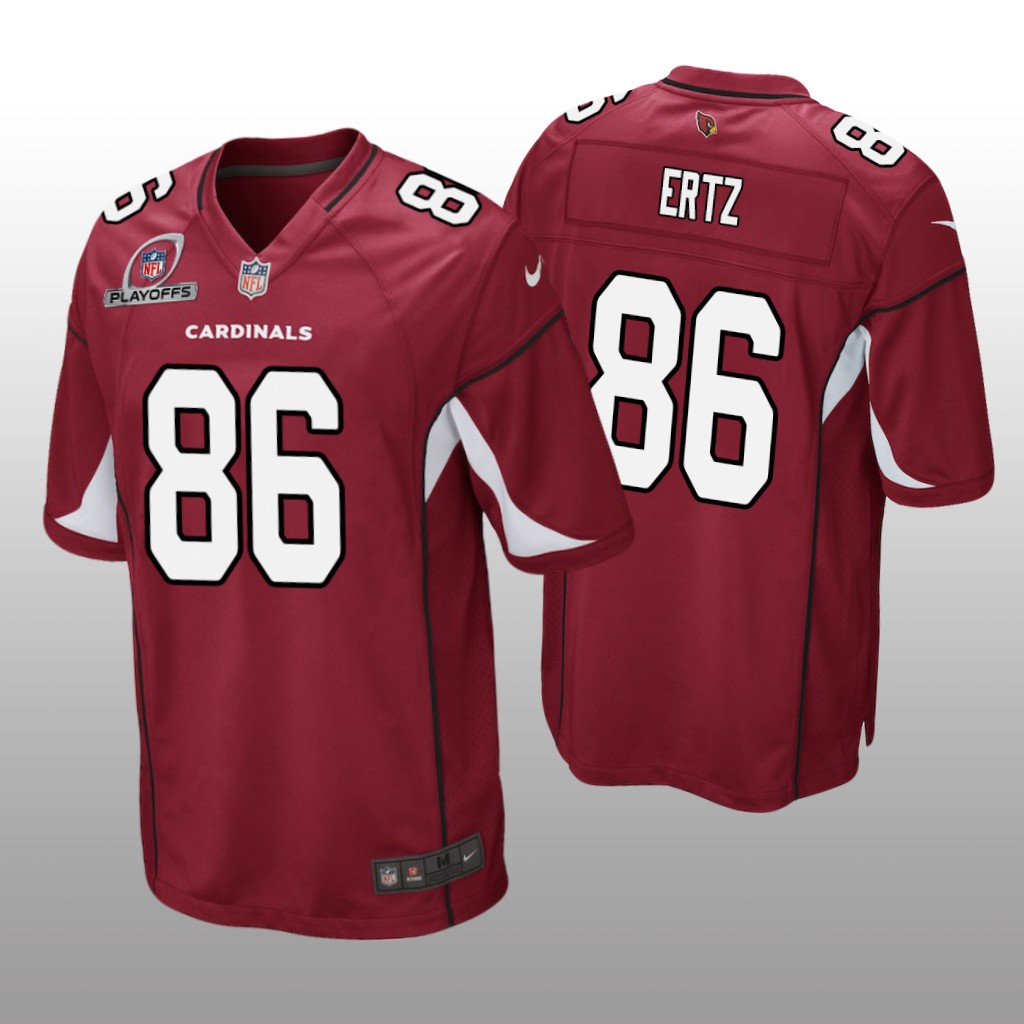 Arizona Cardinals Zach Ertz Cardinal Game 2021 NFL Playoffs Patch - Men's