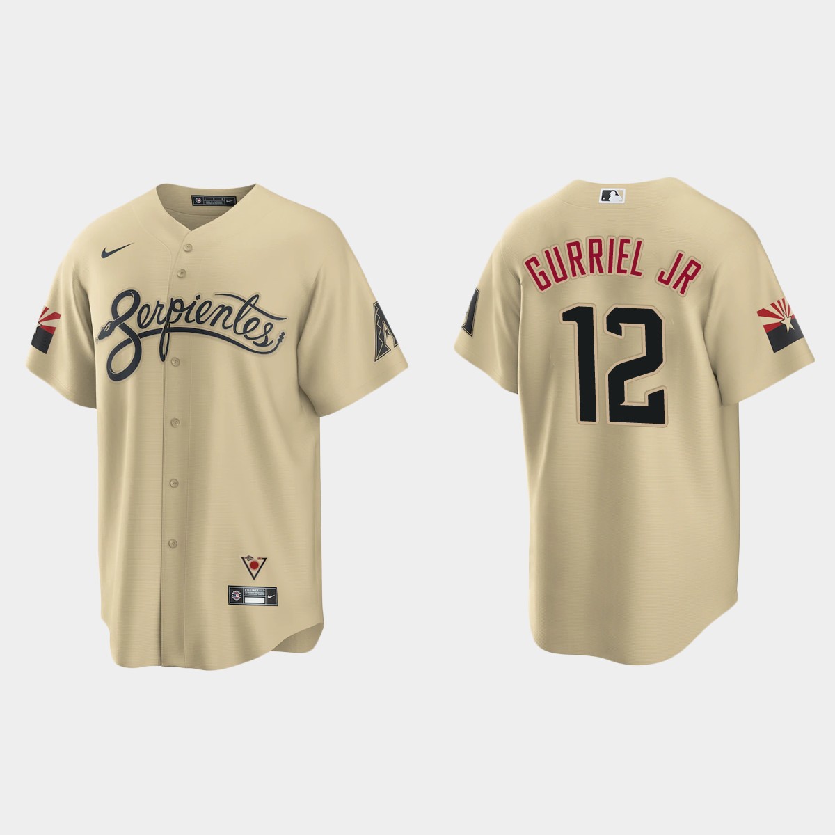 Arizona Diamondbacks Lourdes Gurriel Jr. City Connect Jersey - Gold