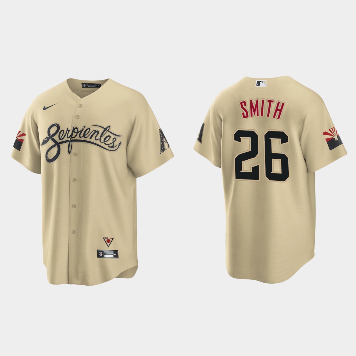 Arizona Diamondbacks Pavin Smith 2021 City Connect Jersey - Gold