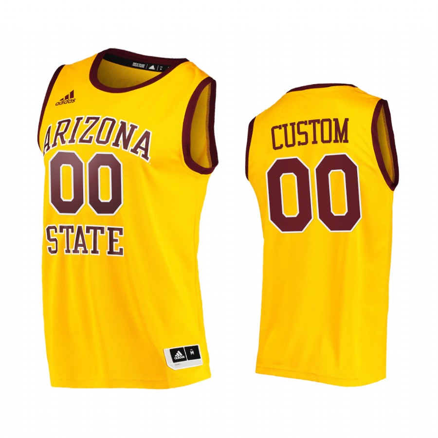 Arizona State Sun Devils Custom Jersey 2021 College  Gold Player