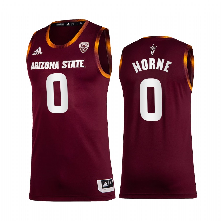 Arizona State Sun Devils DJ Horne Jersey 2022-23 College  Maroon Uniform