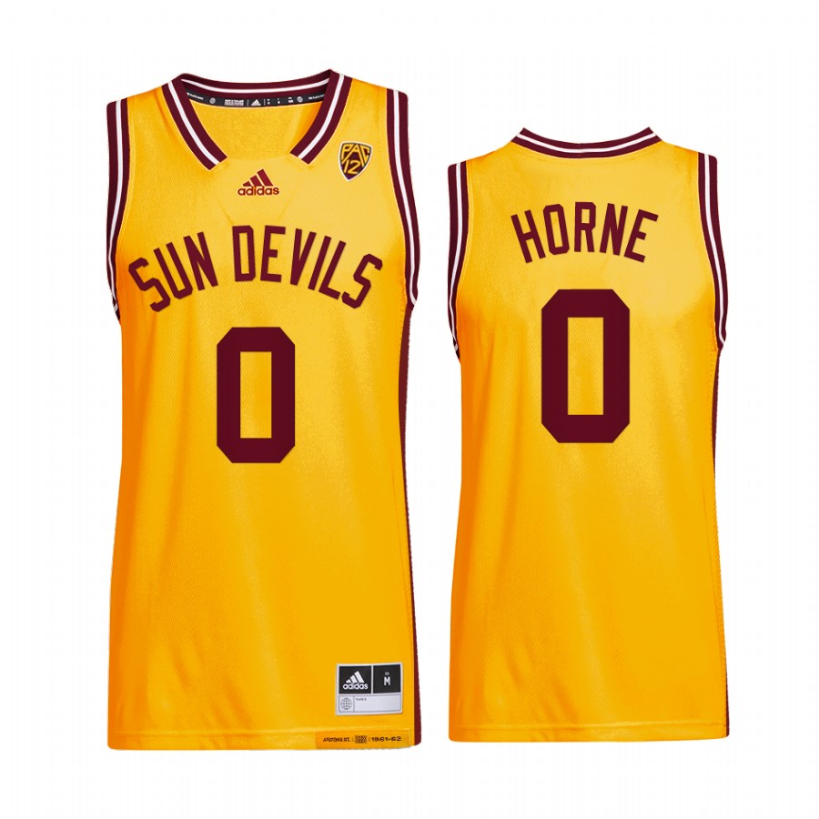 Arizona State Sun Devils DJ Horne Jersey 2022 Reverse Retro Gold College  Uniform