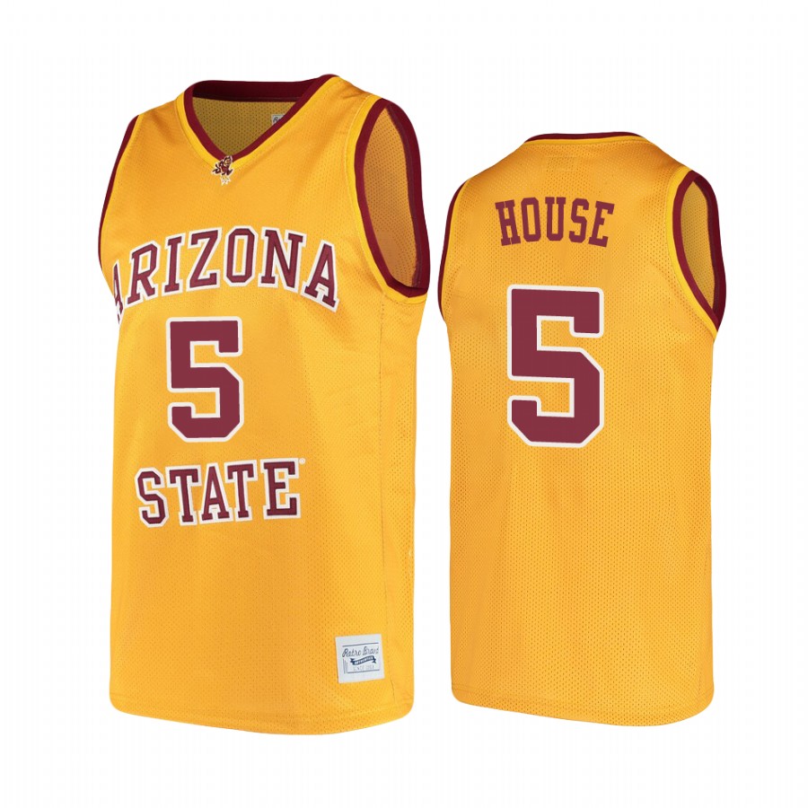 Arizona State Sun Devils Eddie House Alumni Jersey Gold NCAA