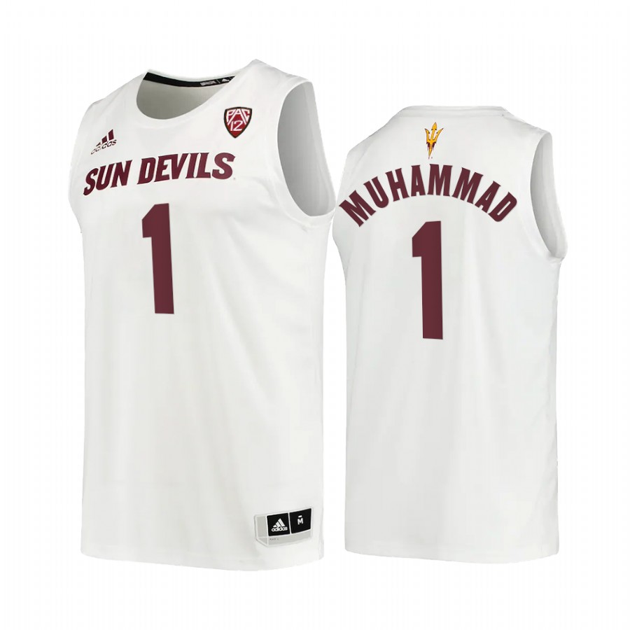 Arizona State Sun Devils Luther Muhammad Jersey 2022-23 College  White Uniform