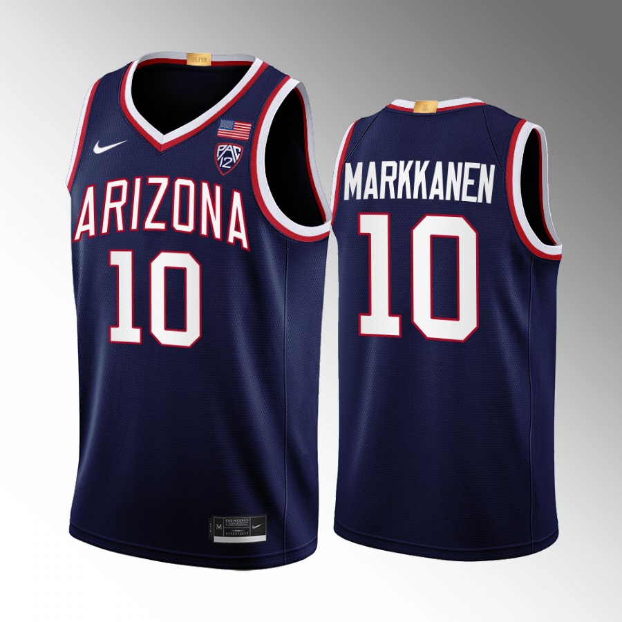 Arizona Wildcats Lauri Markkanen Jersey Limited  Navy Uniform
