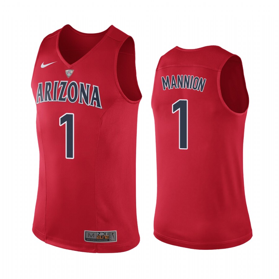 Arizona Wildcats Nico Mannion Red Hyper Elite Performance Jersey