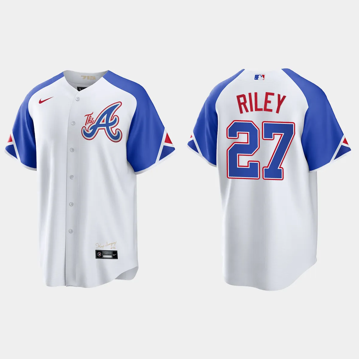 Atlanta Braves Austin Riley 2023 City Connect Jersey - White