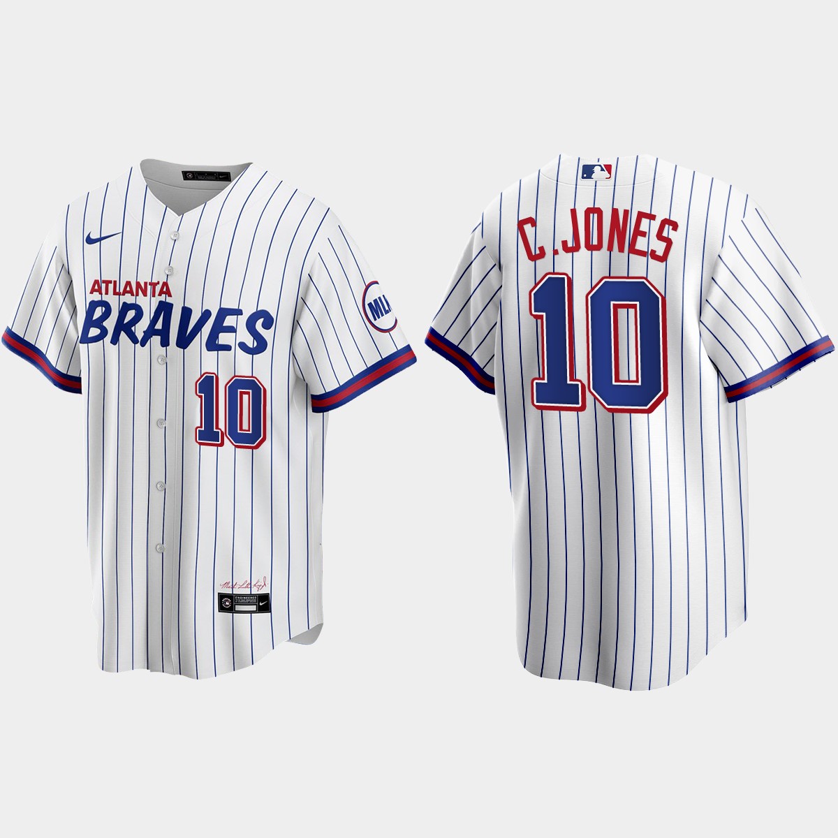 Atlanta Braves Chipper Jones 2021 City Connect Jersey - White