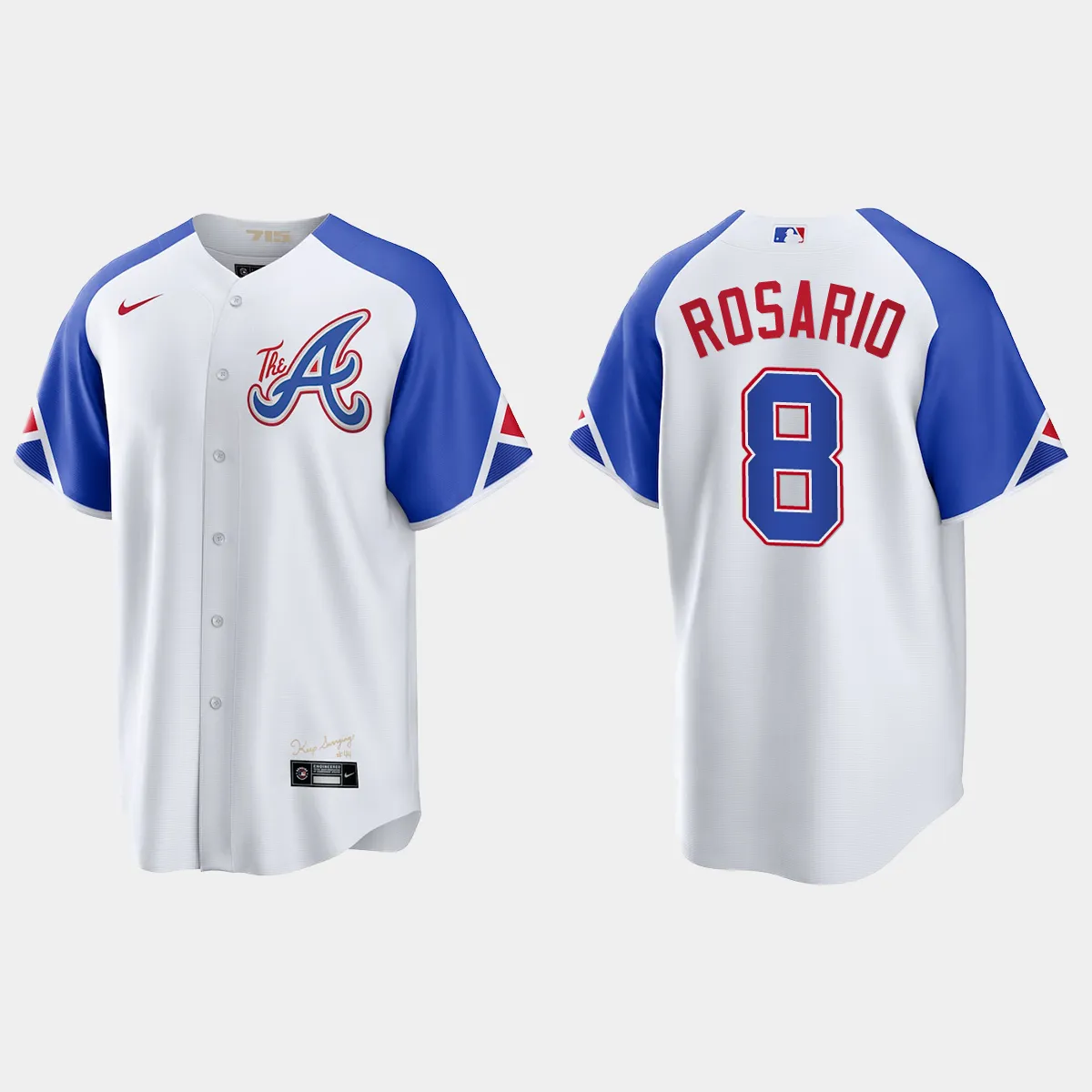 Atlanta Braves Eddie Rosario 2023 City Connect Jersey - White