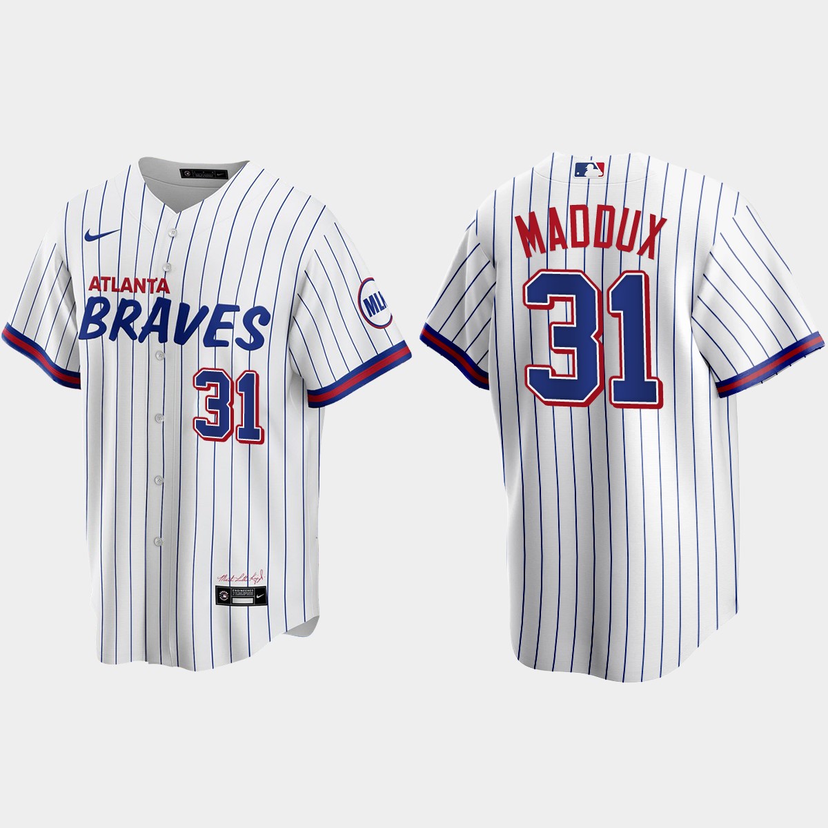 Atlanta Braves Greg Maddux 2021 City Connect Jersey - White