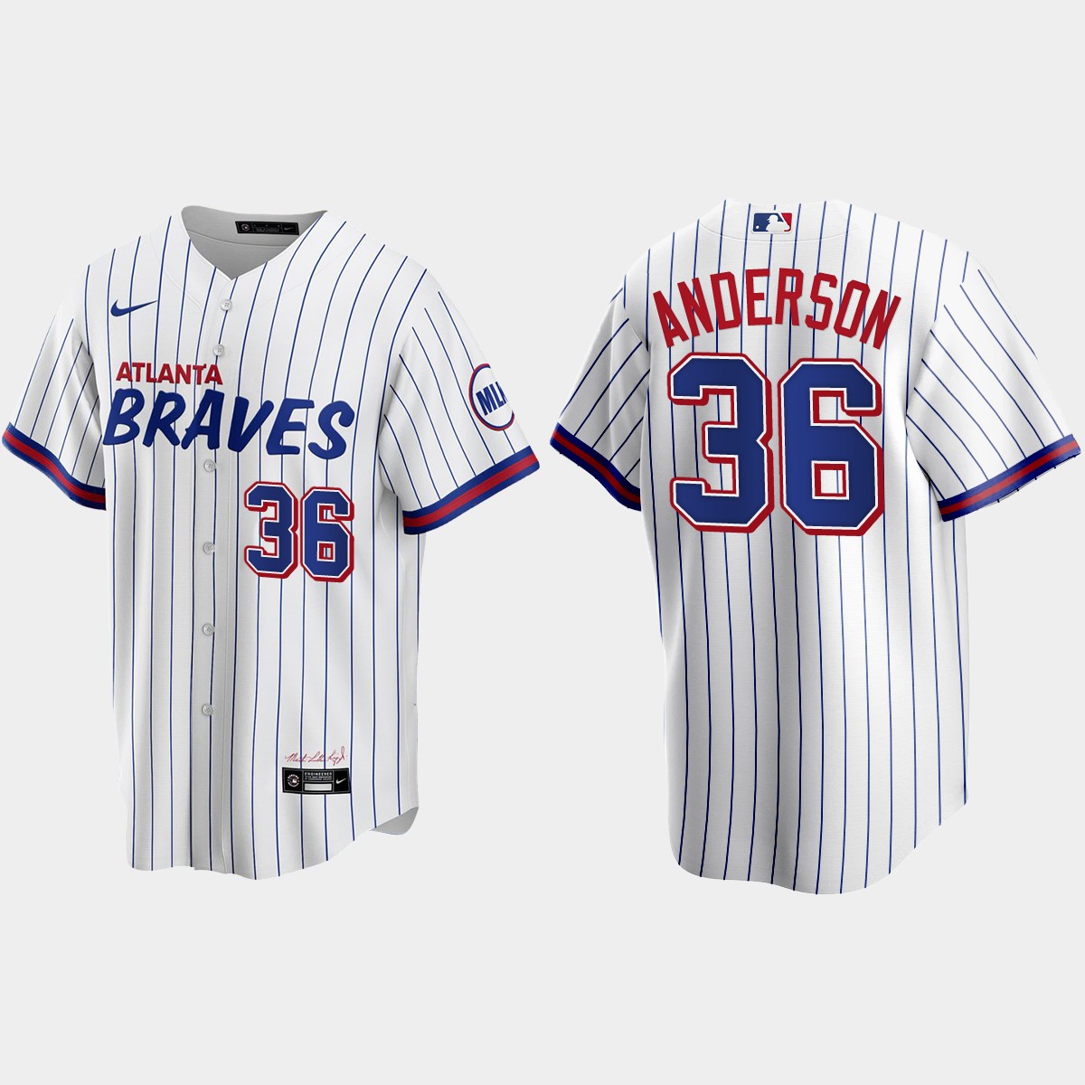 Atlanta Braves Ian Anderson 2021 City Connect Jersey - White