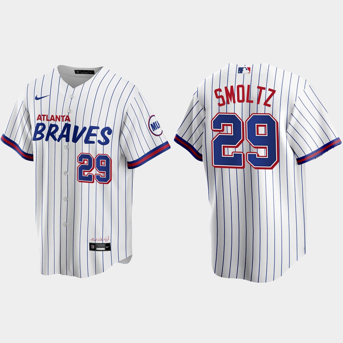 Atlanta Braves John Smoltz 2021 City Connect Jersey - White