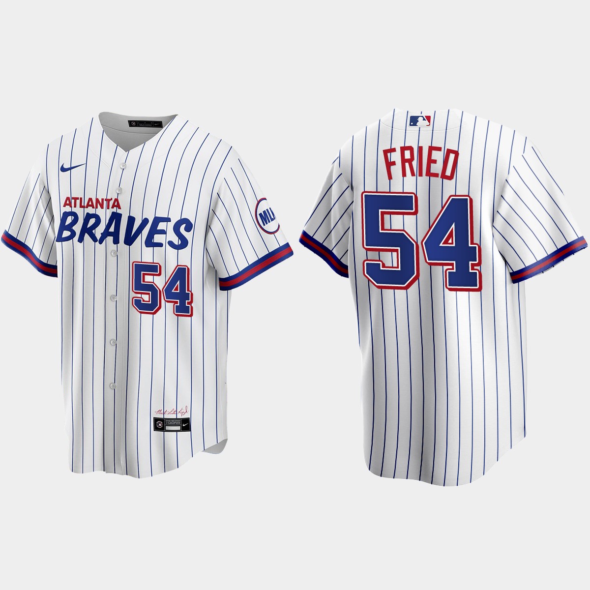 Atlanta Braves Max Fried 2021 City Connect Jersey - White