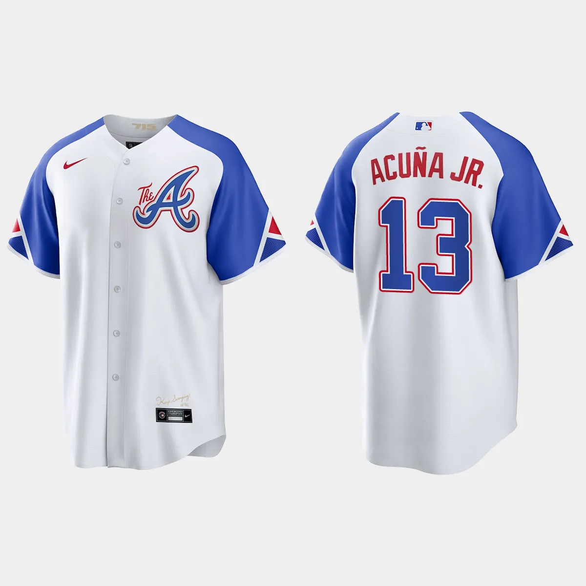 Atlanta Braves Ronald Acuna Jr. 2023 City Connect Jersey - White