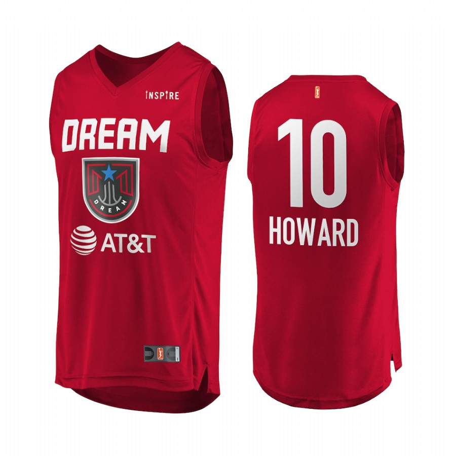 Atlanta Dream #10 Rhyne Howard 2022 WNBA Draft Red Jersey No.1 Pick