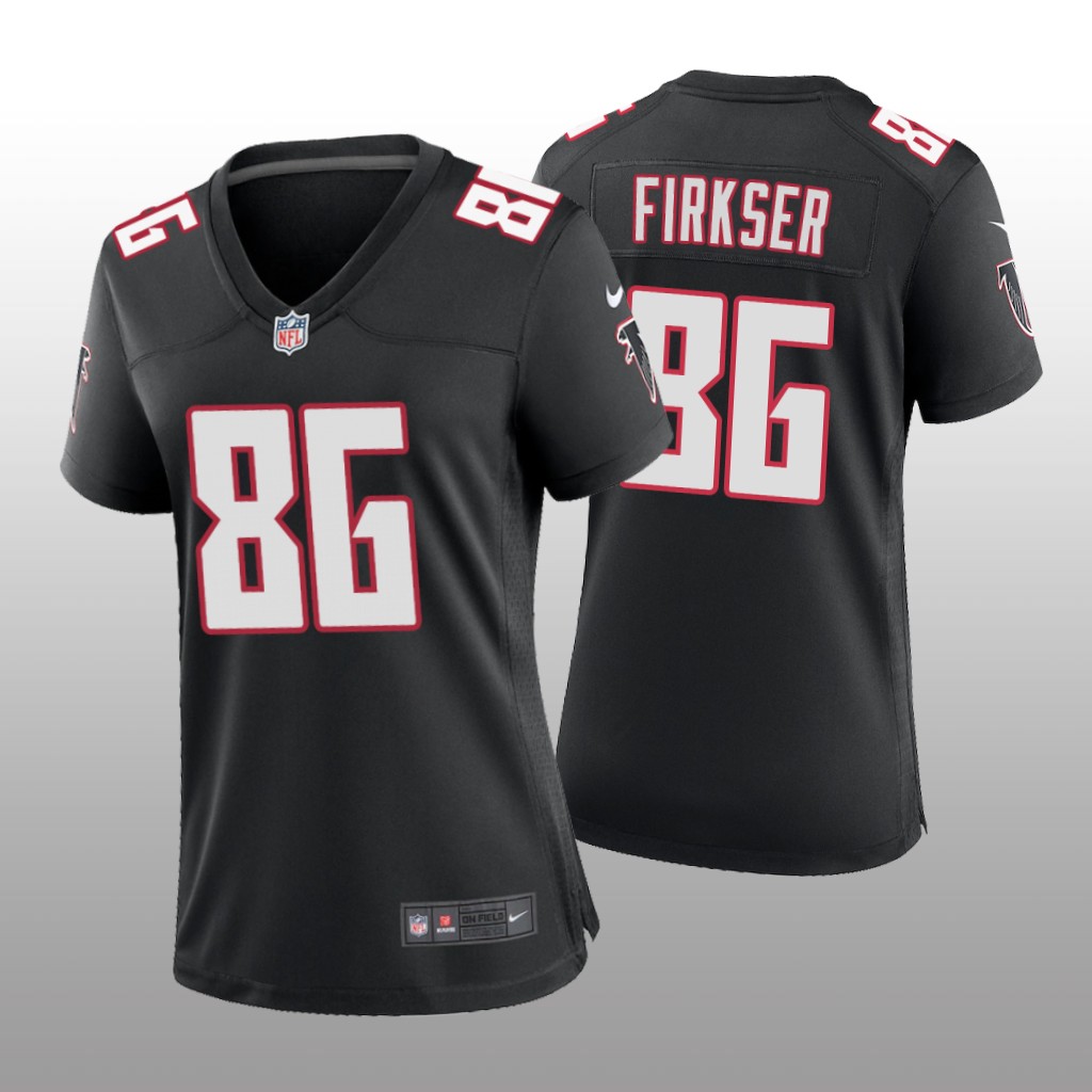 Atlanta Falcons Anthony Firkser Black Jersey Throwback Game - Women's