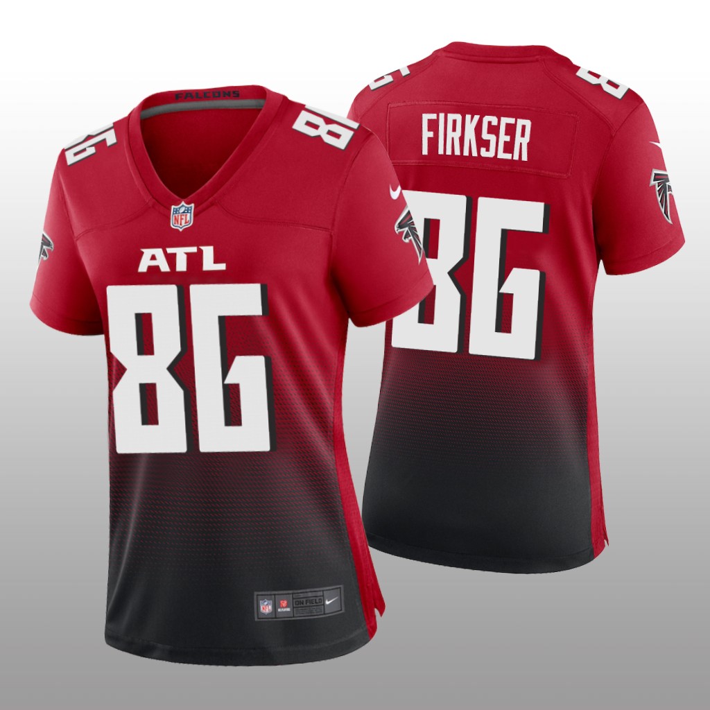 Atlanta Falcons Anthony Firkser Red Jersey Alternate Game - Women's