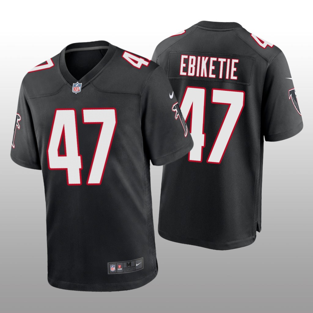 Atlanta Falcons Arnold Ebiketie Black Jersey Throwback Game - Men's